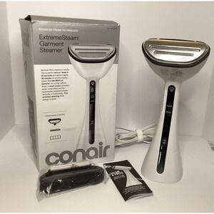 Conair ExtremeStream Garment Steamer Built-In Steam Creaser with Attachments